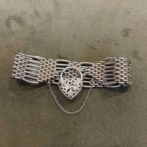Sterling Silver English Gate Bracelet (Vintage)